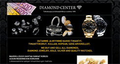 Desktop Screenshot of diamondcenter.fi